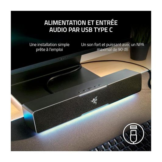 Barre de son RAZER Gaming Leviathan V2 X RGB