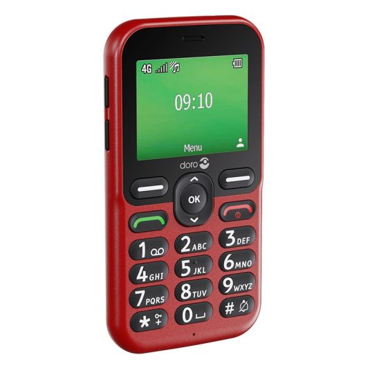 Mobile DORO Leva E10s Rouge Sénior