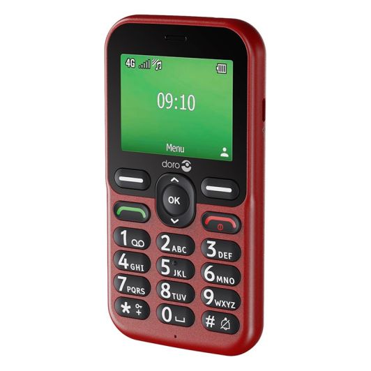 Mobile DORO Leva E10s Rouge Sénior