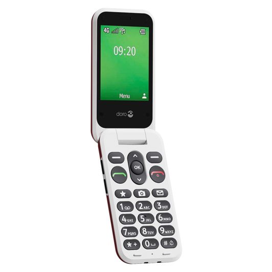 Mobile DORO Leva 22s 4G Rouge Sénior