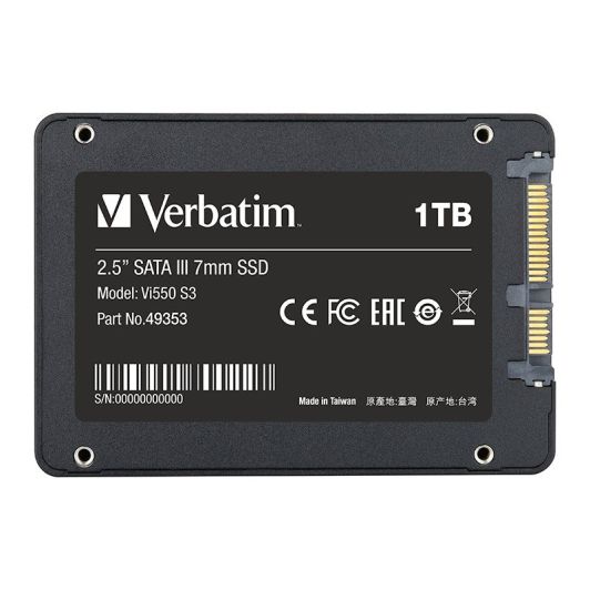 Interne SSD VERBATIM SATA 1TB Vi550 S3 2,5