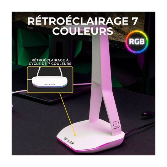 Gamingheadset THE G-LAB Radium + standaard