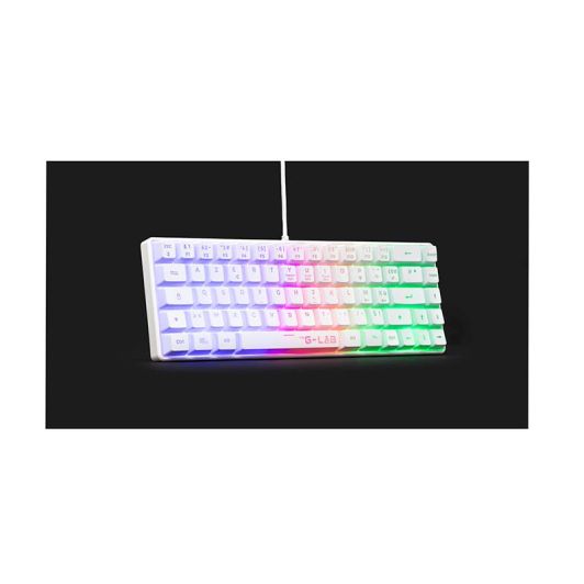Gaming-toetsenbord THE G-LAB TKL 60% Hydrogen wit