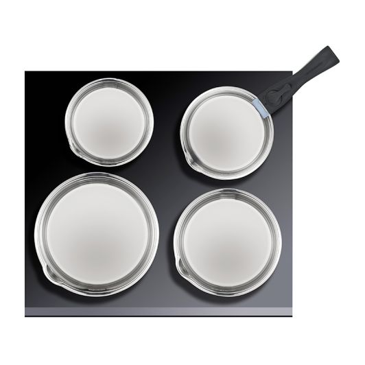 Lot de casseroles ARTHUR MARTIN inox 14-16-18-20 cm