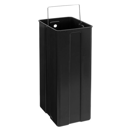 Poubelle tri 2x30L inox