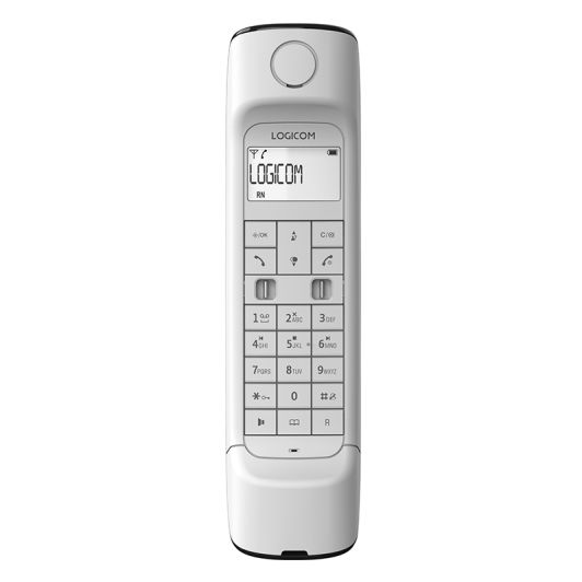 Téléphone sans fil avec répondeur LOGICOM RETRO 2 Noir