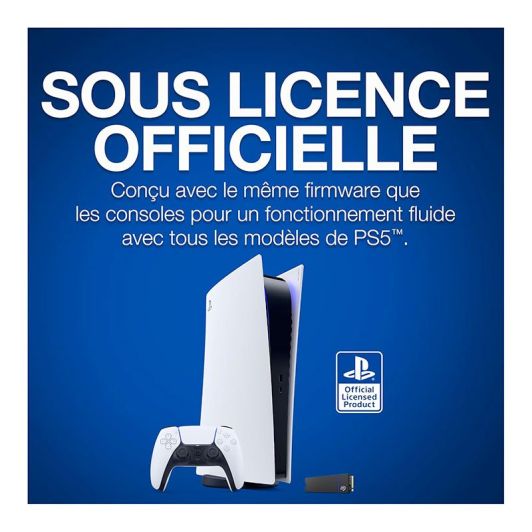 Interne SSD-schijf SEAGATE PS5 1TB M.2 NVMe 1,4 PCIe tot 7.300 MB/s met koellichaam