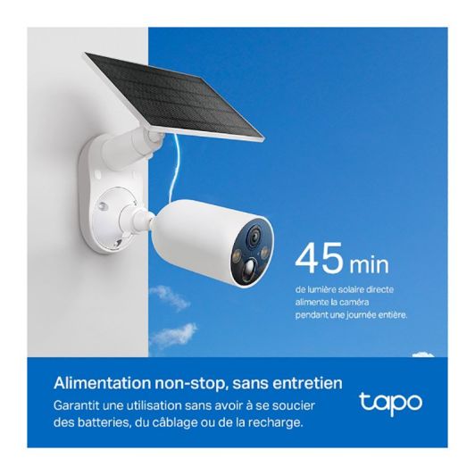 Beveiligingscamera-pakket TAPO TC82 + zonnepaneel