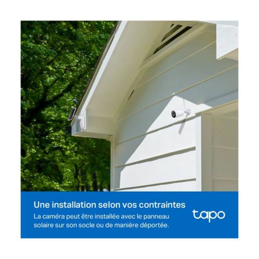 Pack Caméra de sécurité TAPO TC 82 + panneau solaire
