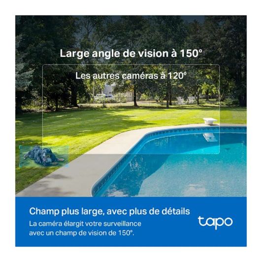 Pack Caméra de sécurité TAPO TC 82 + panneau solaire