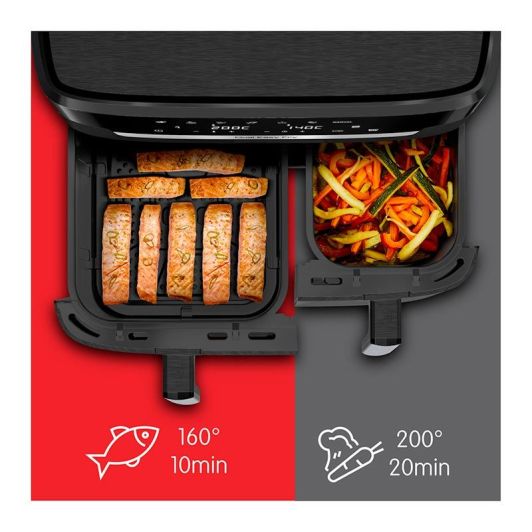 Friteuse sans huile MOULINEX double bac 11 L - EZ942AF0