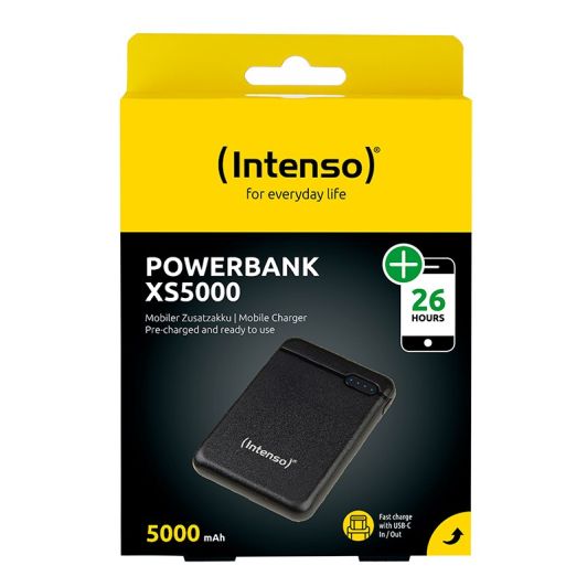 Batterie de secours INTENSO 5000 MaH Noire