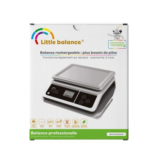 Elektronische weegschaal LITTLE BALANCE 50 kg - semi-professioneel LB8213