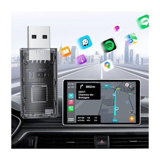 TECHNNAX-adapter USB CarPlay voor Android