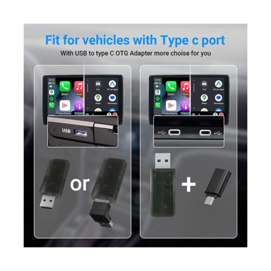 TECHNNAX-adapter USB CarPlay voor Android