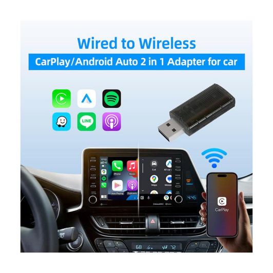 TECHNNAX-adapter USB CarPlay voor Android