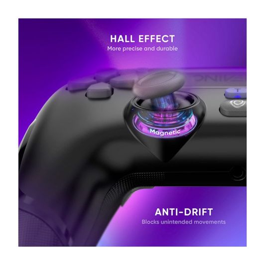 ONIVERSE Revolt V2 Wireless Controller - Geschikt voor PS4 en PC - Bluetooth - Zwart