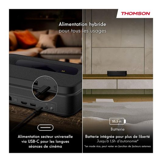 Thomson Sirius PG55B Laserbeamer - Full HD Laser Projector