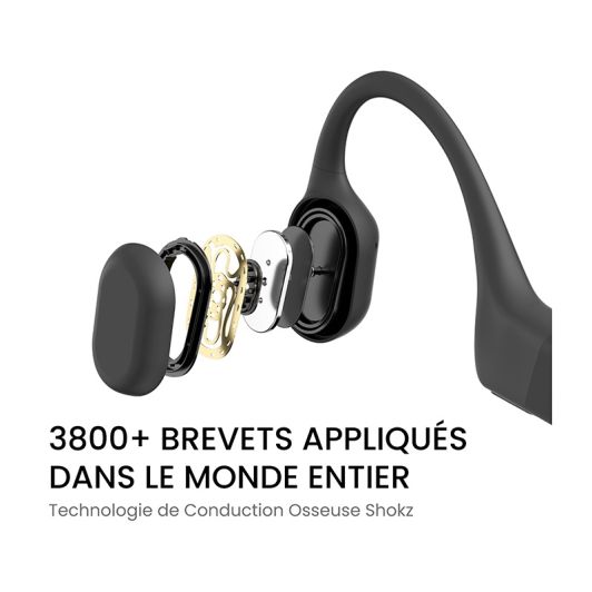 Bluetooth-hoofdtelefoon SHOKZ OPENRUN zwart