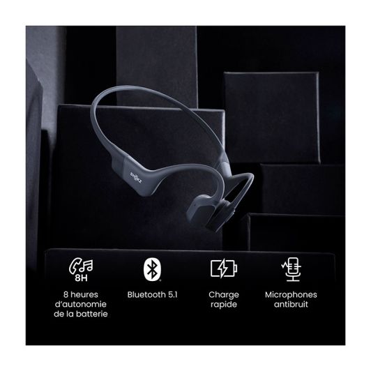 Bluetooth-hoofdtelefoon SHOKZ OPENRUN zwart