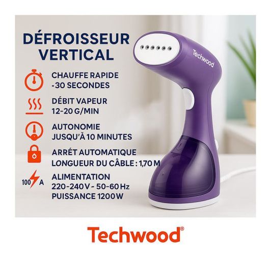 Défroisseur TECHWOOD TDV-1203
