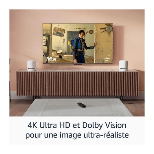 Passerelle Multimédia FIRE STICK TV AMAZON 4K PLUS 2ème génération avec télécommande