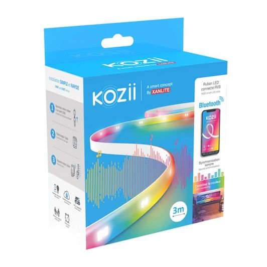 Ruban LED KOZII RGB 3M connecté