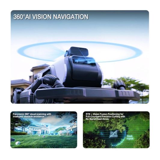 Airseekers Tron Robotmaaier - 2400 m² - Draadloos - RTK GPS