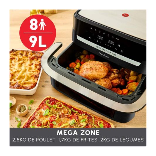MOULINEX olie-vrije friteuse 9 L flex – YY5864FB