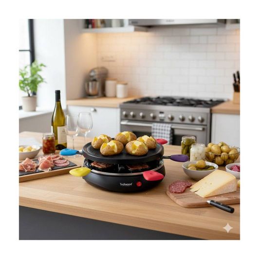 TECHWOOD TR-602 Raclette apparaat - 6 personen