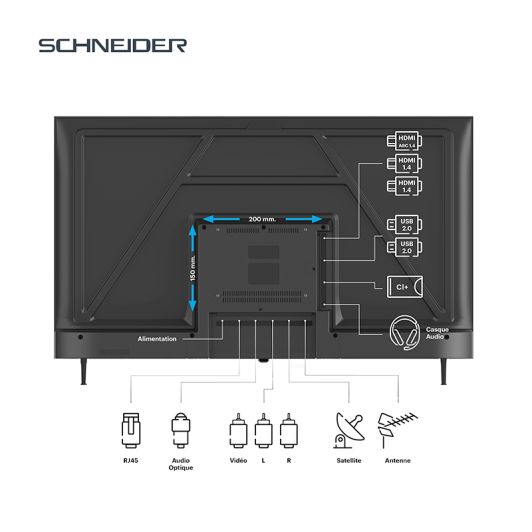 SCHNEIDER 43A1 - TV 43