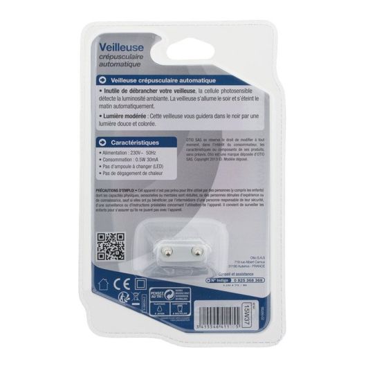 Veilleuse OTIO crépusculaire automatique