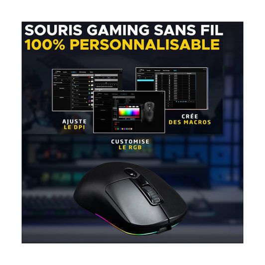 Souris gaming THE G-LAB KULT TITANIUM 