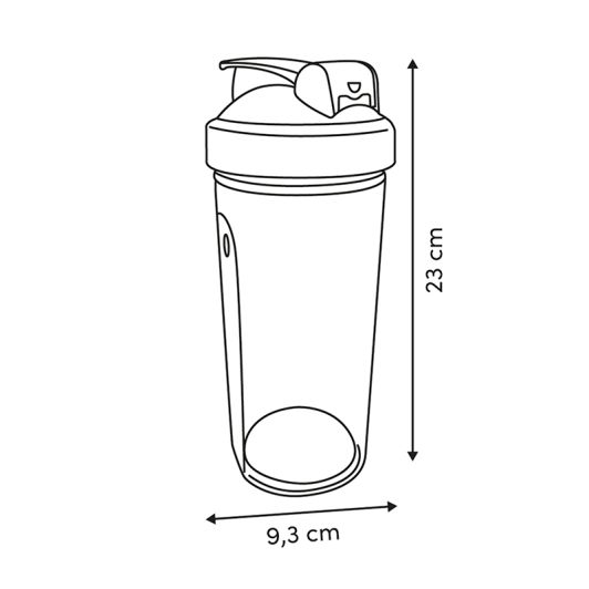 Pannenkoeken Beslagshaker - 800ml - Met mengbal