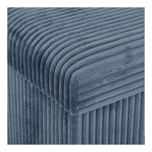 Dubbele opvouwbare poef 76×38×38 cm – fluweel