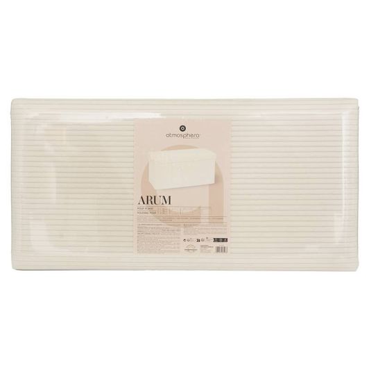 Opvouwbare dubbele poef - 76x38x38 cm - Fluweel