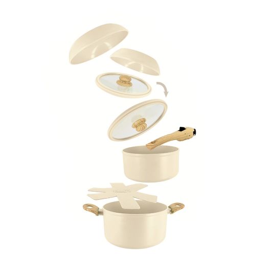 Batterie MENASTYL SUPERBALL 8 pièces coloris écru