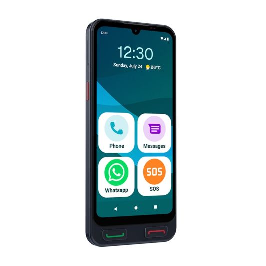 SPC Zeus 2 Pro Smartphone - 128GB - Zwart - Seniorentelefoon