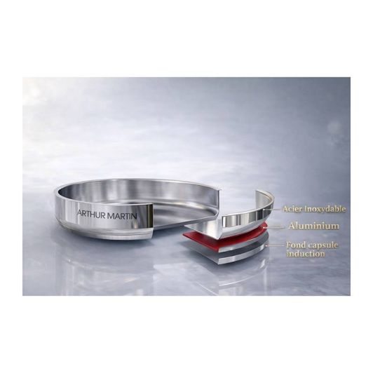 Batterie ARTHUR MARTIN inox 8 pièces 