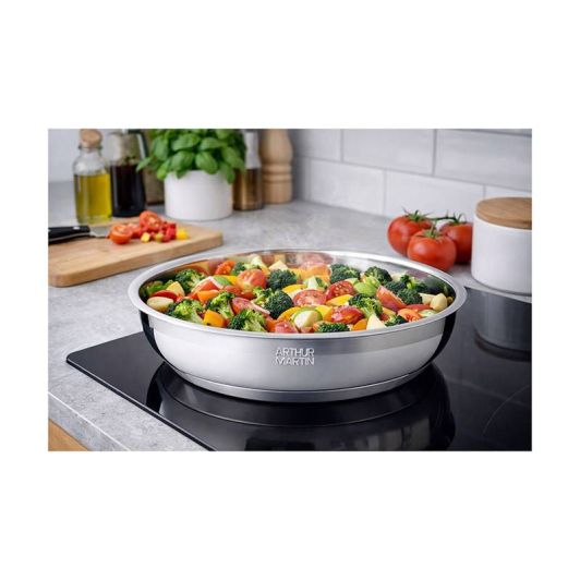 Batterie ARTHUR MARTIN inox 8 pièces 