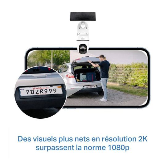 TAPO TC90 WiFi Beveiligingscamera + Zonnepaneel