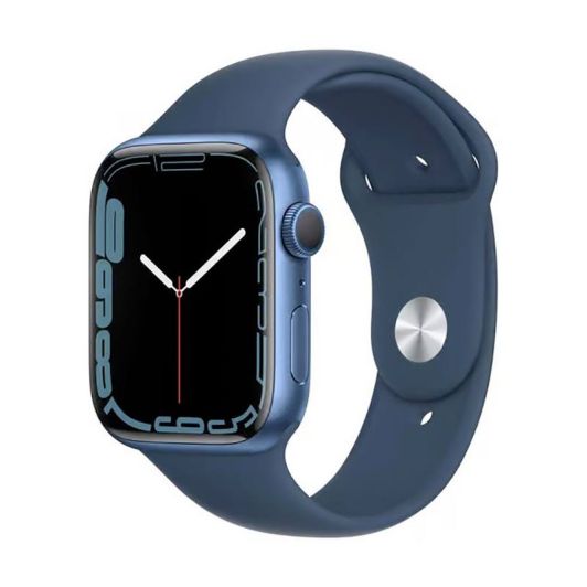 Apple Watch Series 7 (GPS) - 45mm - Blauw Aluminium - Refurbished Grade Uitstekende Staat