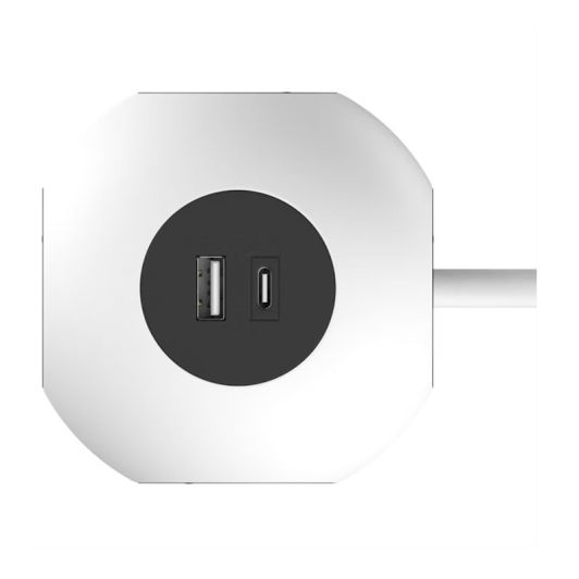 QUARX Stekkerdoos 4 Stopcontacten + USB-A & USB-C - Kabel 3m