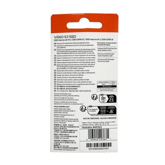 VERBATIM Vi560 Interne SSD - 512GB - M.2