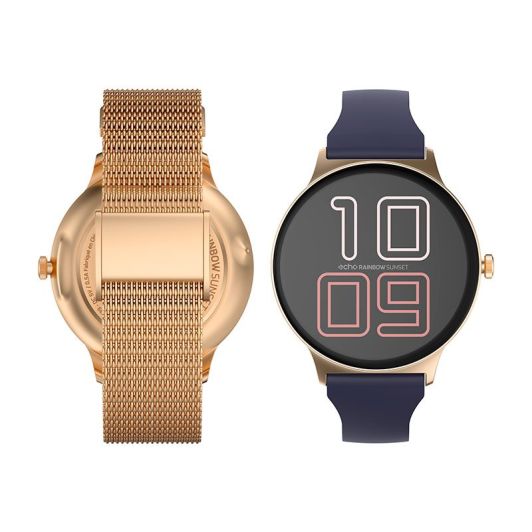 ECHO Rainbow Sunset Smartwatch - Lederen Bandje