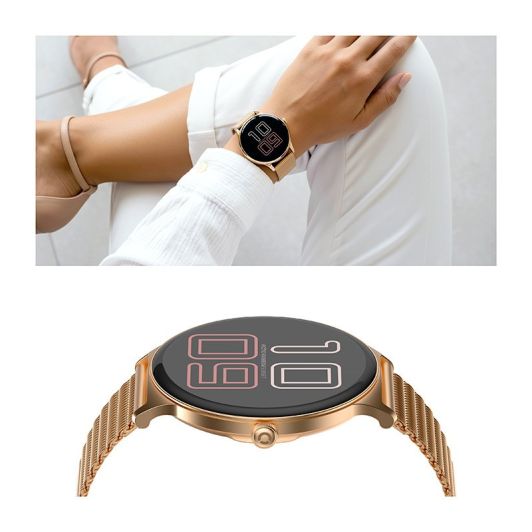 ECHO Rainbow Sunset Smartwatch - Lederen Bandje