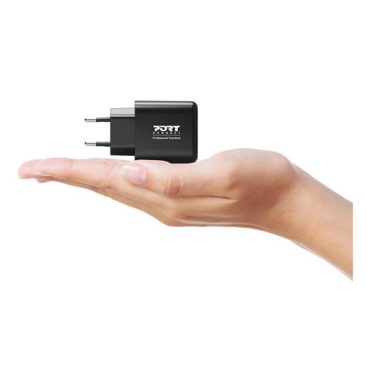 Port Designs USB-C Netlader – Snelladen & Universeel
