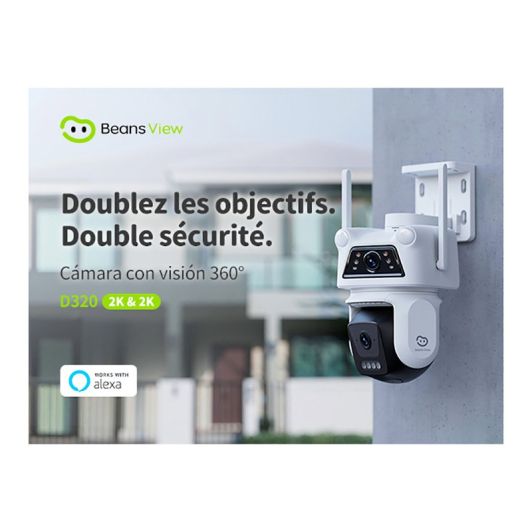 Caméra de surveillance EZVIZ BEANS VIEW D320 Dual 2K Blanche