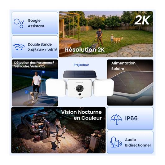 Caméra de Surveillance REOLINK OUTDOOR FLOODLIG
