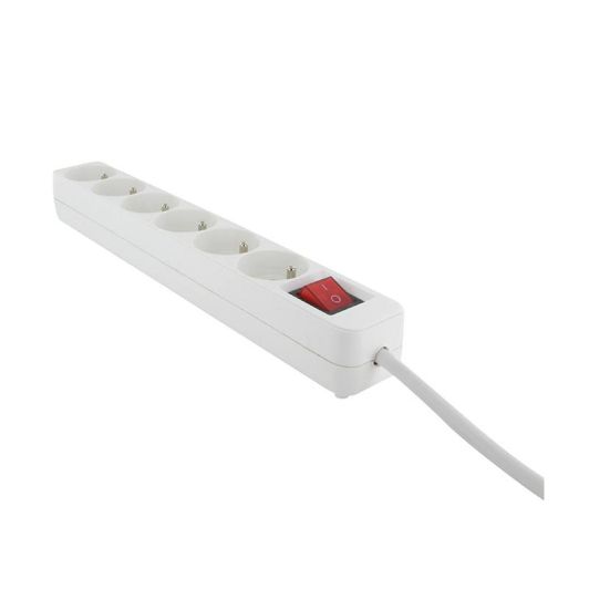 Multiprise CHACON x6 + Interrupteur 1m